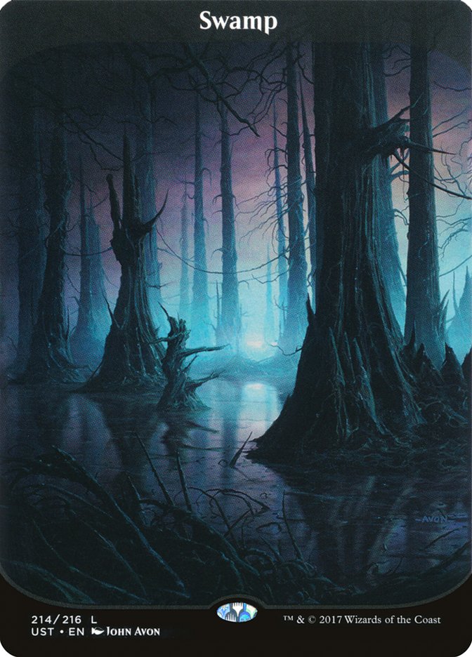 Swamp (214) [Unstable] | Card Merchant Takapuna