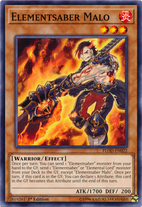 Elementsaber Malo [FLOD-EN022] Common | Card Merchant Takapuna