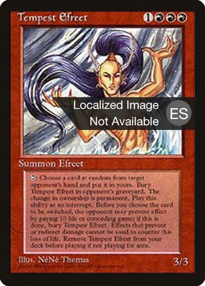 Tempest Efreet [Fourth Edition (Foreign Black Border)] | Card Merchant Takapuna