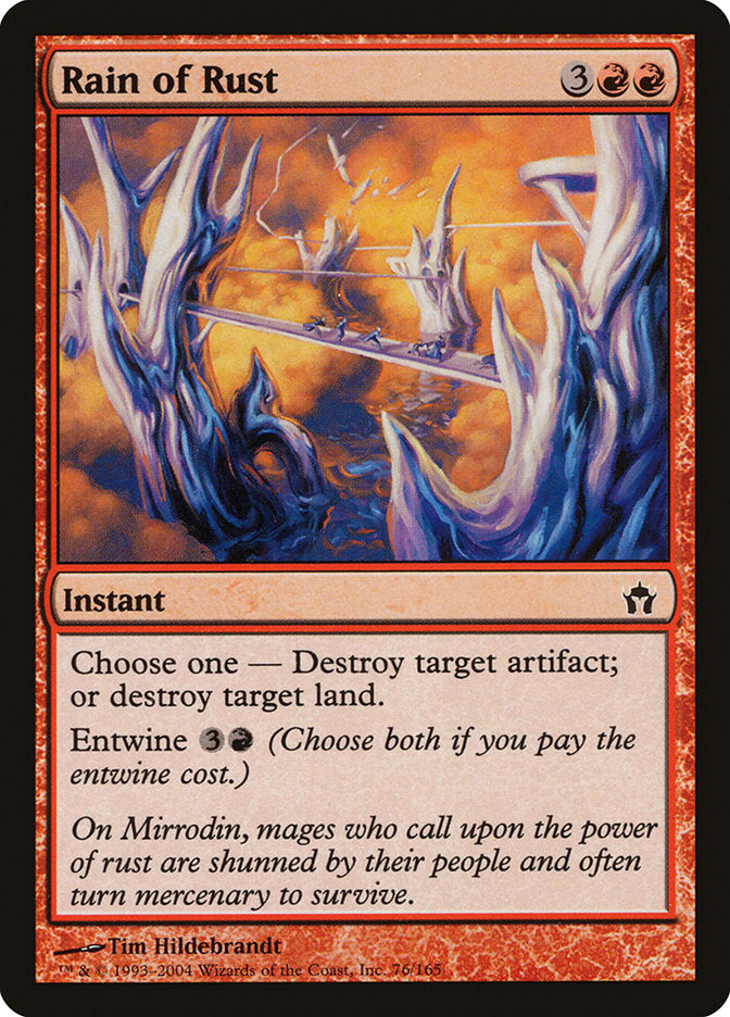 Rain of Rust [Fifth Dawn] | Card Merchant Takapuna