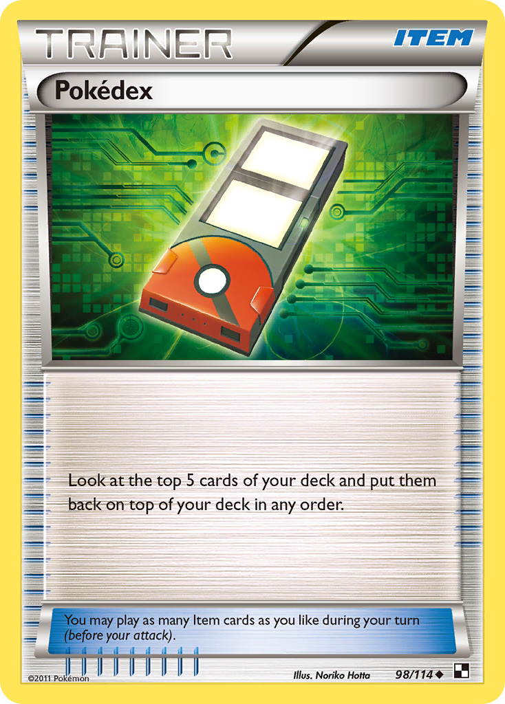Pokedex (98/114) [Black & White: Base Set] | Card Merchant Takapuna