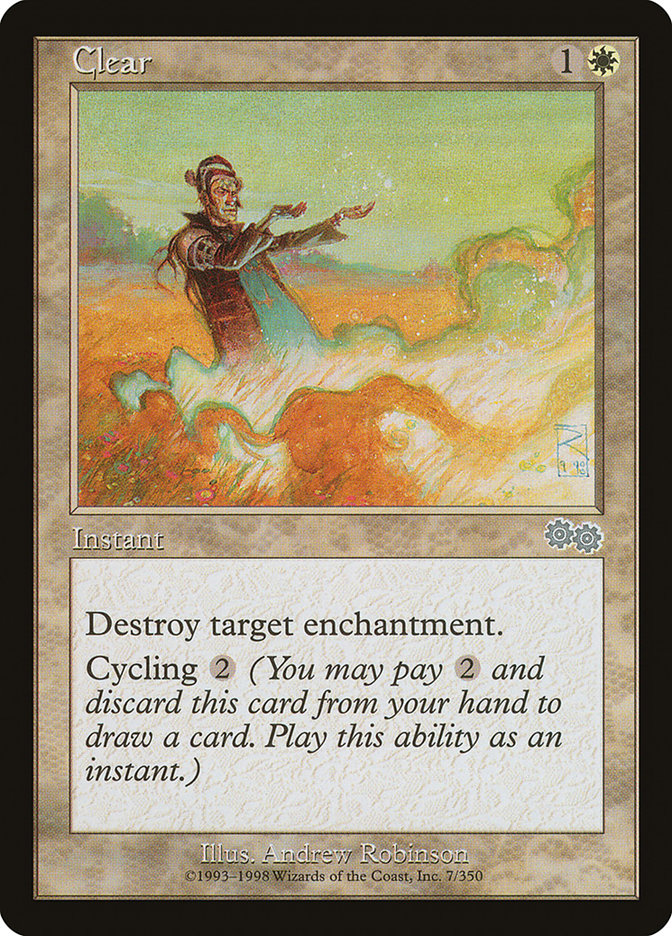 Clear [Urza's Saga] | Card Merchant Takapuna