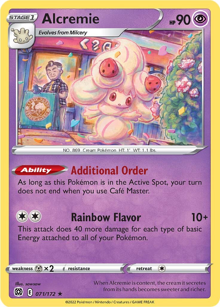 Alcremie (071/172) [Sword & Shield: Brilliant Stars] | Card Merchant Takapuna