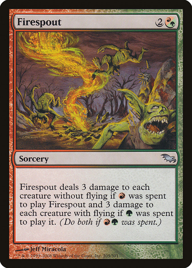 Firespout [Shadowmoor] | Card Merchant Takapuna