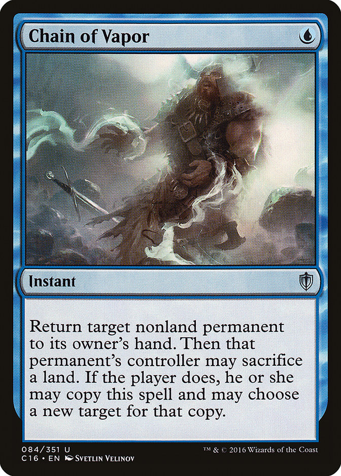 Chain of Vapor [Commander 2016] | Card Merchant Takapuna