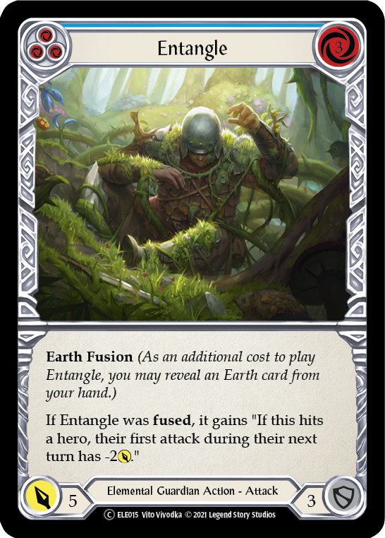 Entangle (Blue) [U-ELE015] (Tales of Aria Unlimited)  Unlimited Rainbow Foil | Card Merchant Takapuna