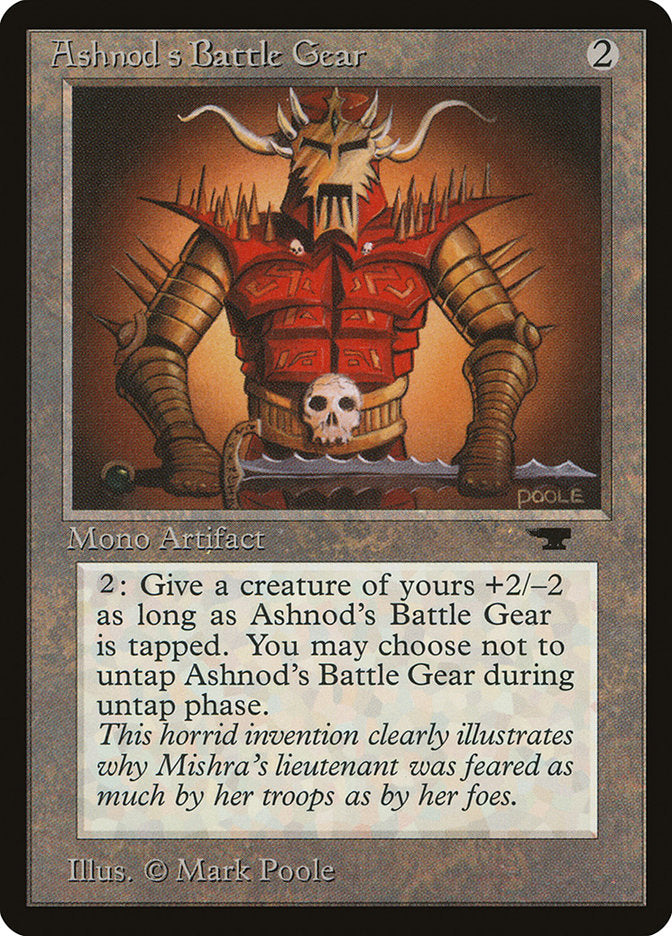 Ashnod's Battle Gear [Antiquities] | Card Merchant Takapuna