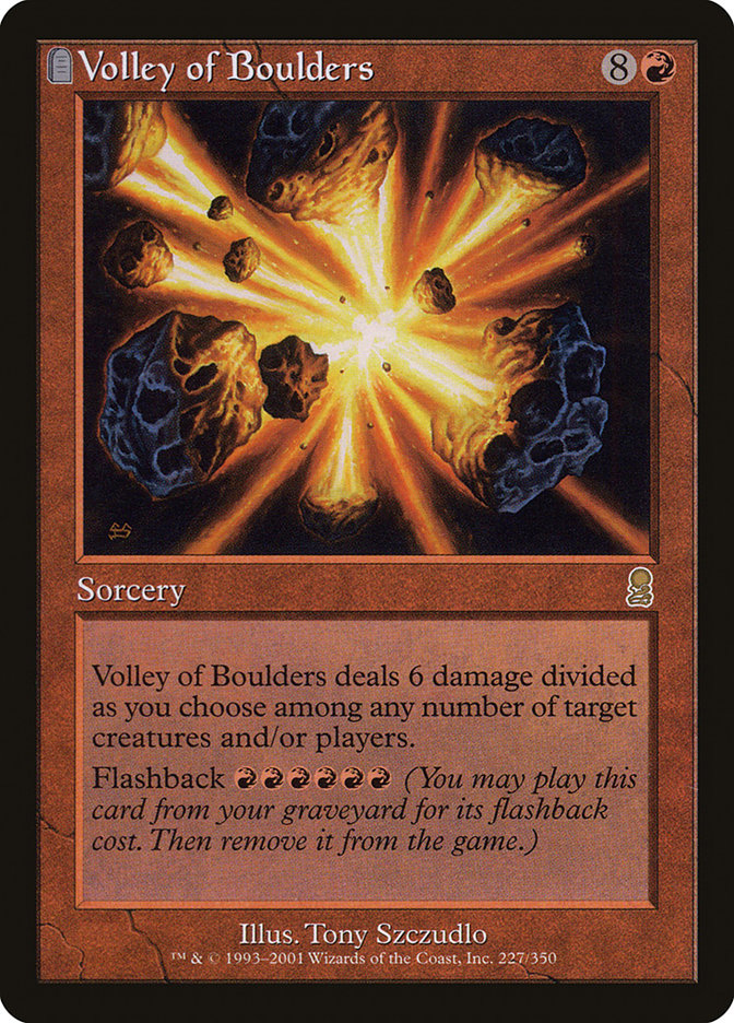 Volley of Boulders [Odyssey] | Card Merchant Takapuna