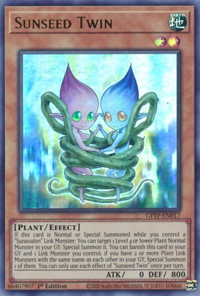 Sunseed Twin [GFTP-EN017] Ultra Rare | Card Merchant Takapuna