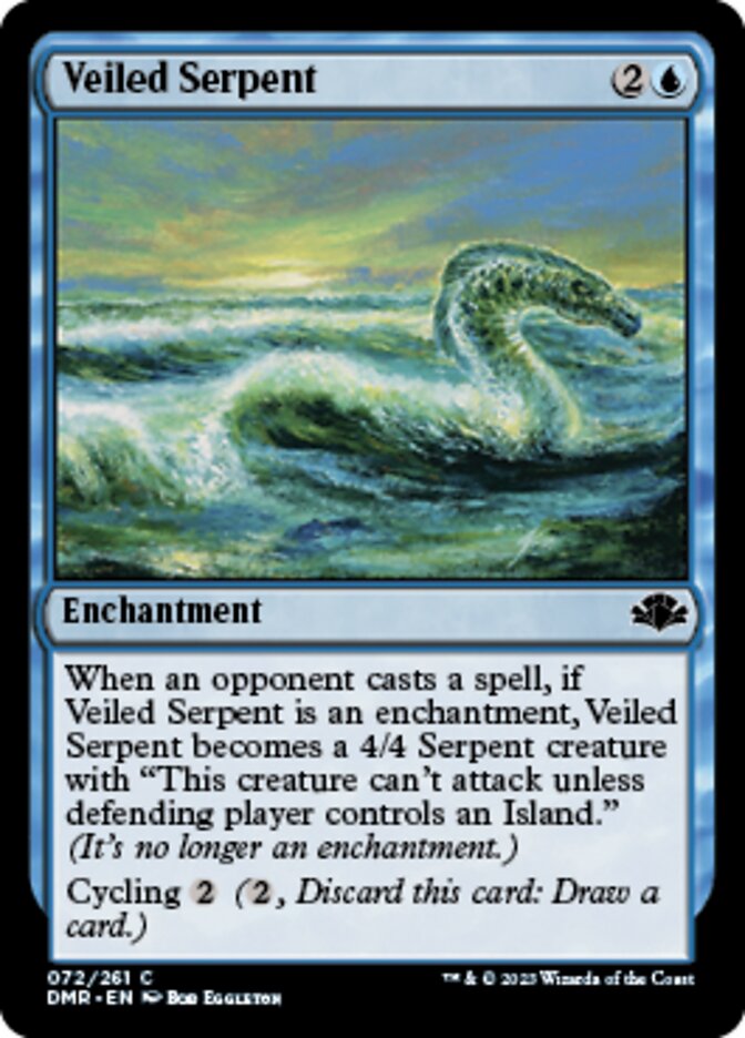 Veiled Serpent [Dominaria Remastered] | Card Merchant Takapuna