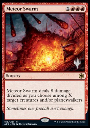 Meteor Swarm (Promo Pack) [Dungeons & Dragons: Adventures in the Forgotten Realms Promos] | Card Merchant Takapuna