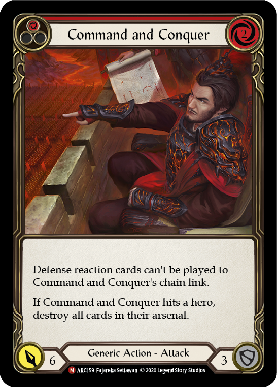 Command and Conquer [U-ARC159] (Arcane Rising Unlimited)  Unlimited Normal | Card Merchant Takapuna