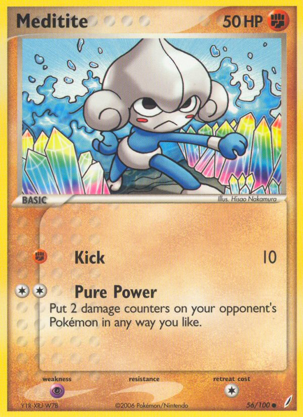 Meditite (56/100) [EX: Crystal Guardians] | Card Merchant Takapuna