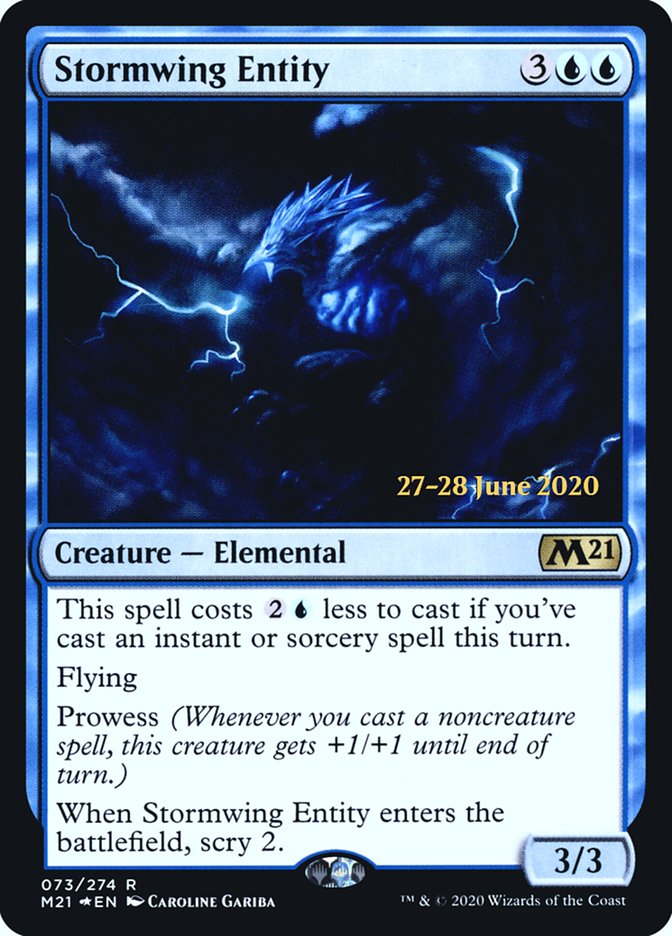 Stormwing Entity [Core Set 2021 Prerelease Promos] | Card Merchant Takapuna