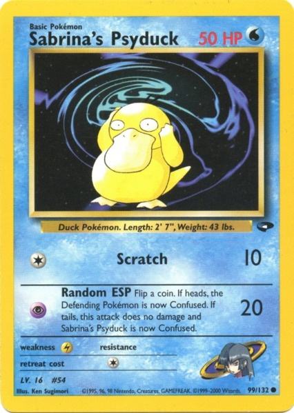Sabrina's Psyduck (99/132) [Gym Challenge Unlimited] | Card Merchant Takapuna