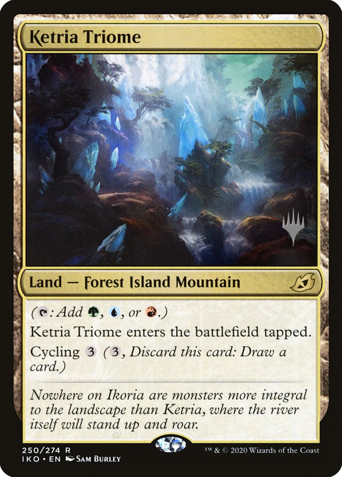 Ketria Triome (Promo Pack) [Ikoria: Lair of Behemoths Promos] | Card Merchant Takapuna