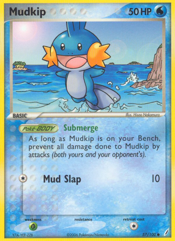 Mudkip (57/100) [EX: Crystal Guardians] | Card Merchant Takapuna