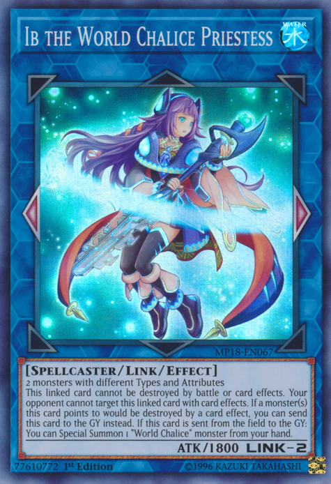 Ib the World Chalice Priestess [MP18-EN067] Super Rare | Card Merchant Takapuna