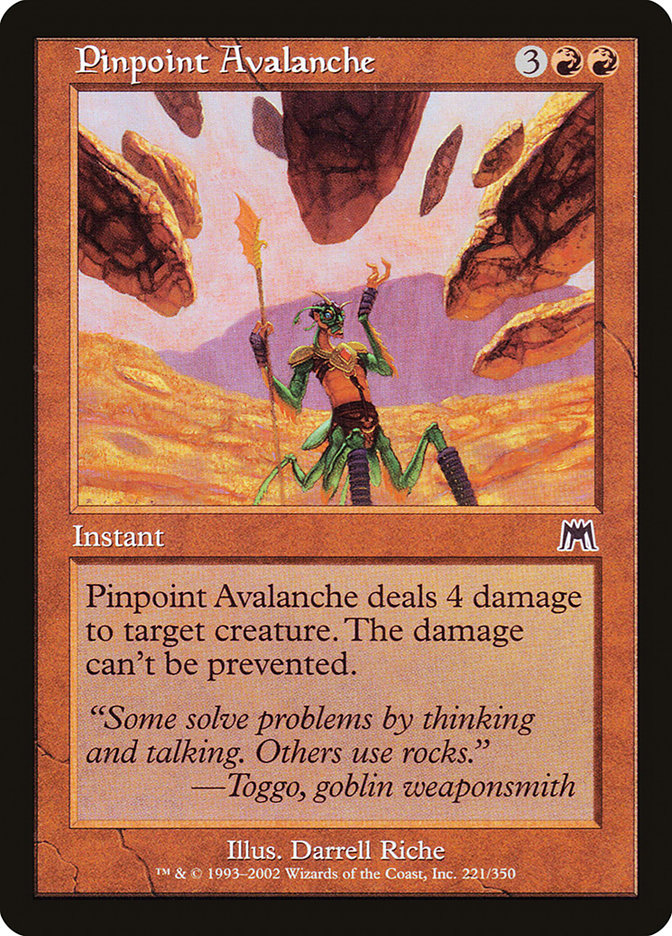 Pinpoint Avalanche [Onslaught] | Card Merchant Takapuna