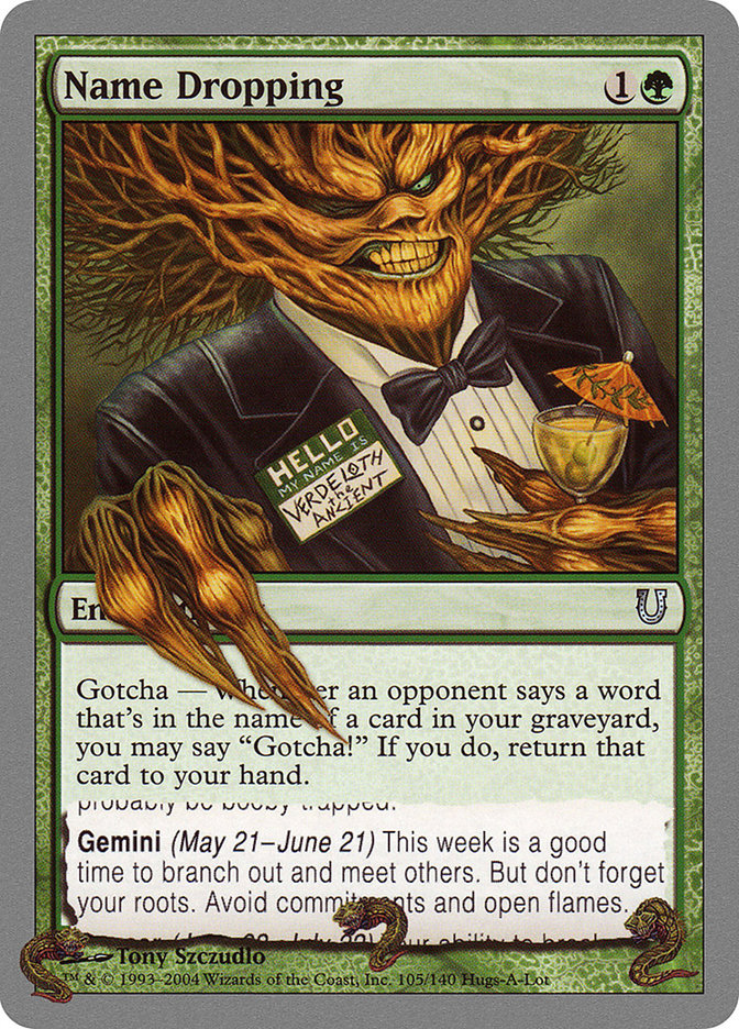 Name Dropping [Unhinged] | Card Merchant Takapuna