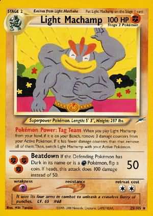 Light Machamp (25/105) [Neo Destiny Unlimited] | Card Merchant Takapuna
