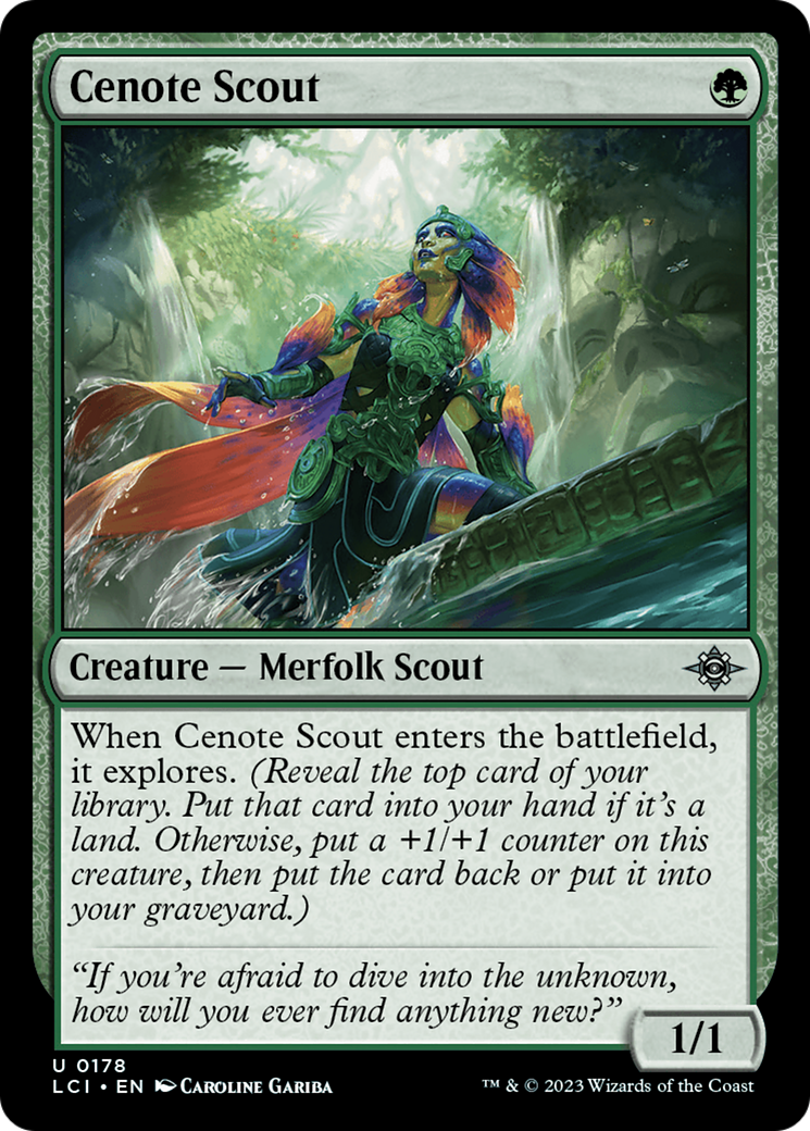 Cenote Scout [The Lost Caverns of Ixalan] | Card Merchant Takapuna