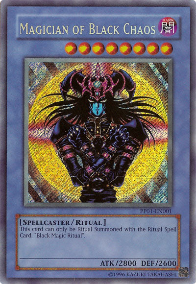 Magician of Black Chaos [PP01-EN001] Secret Rare | Card Merchant Takapuna