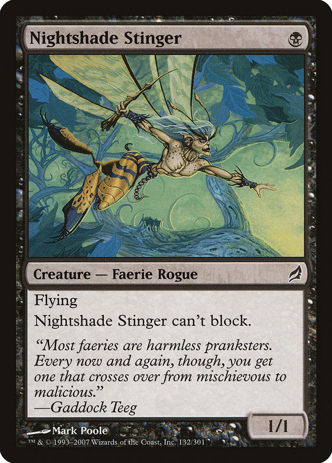Nightshade Stinger [Lorwyn] | Card Merchant Takapuna