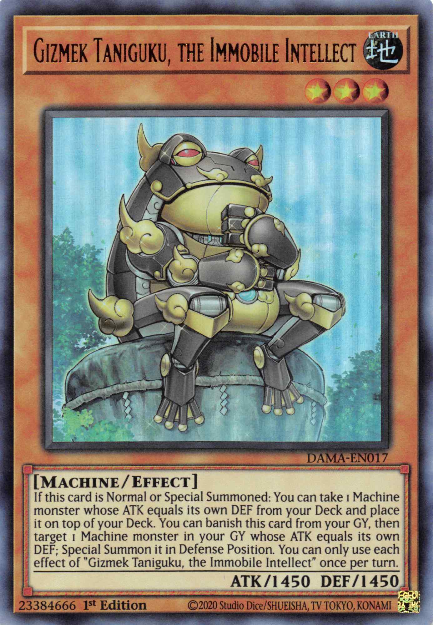Gizmek Taniguku, the Immobile Intellect [DAMA-EN017] Ultra Rare | Card Merchant Takapuna