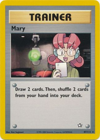 Mary (87/111) [Neo Genesis Unlimited] | Card Merchant Takapuna