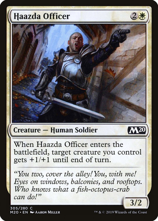 Haazda Officer [Core Set 2020] | Card Merchant Takapuna