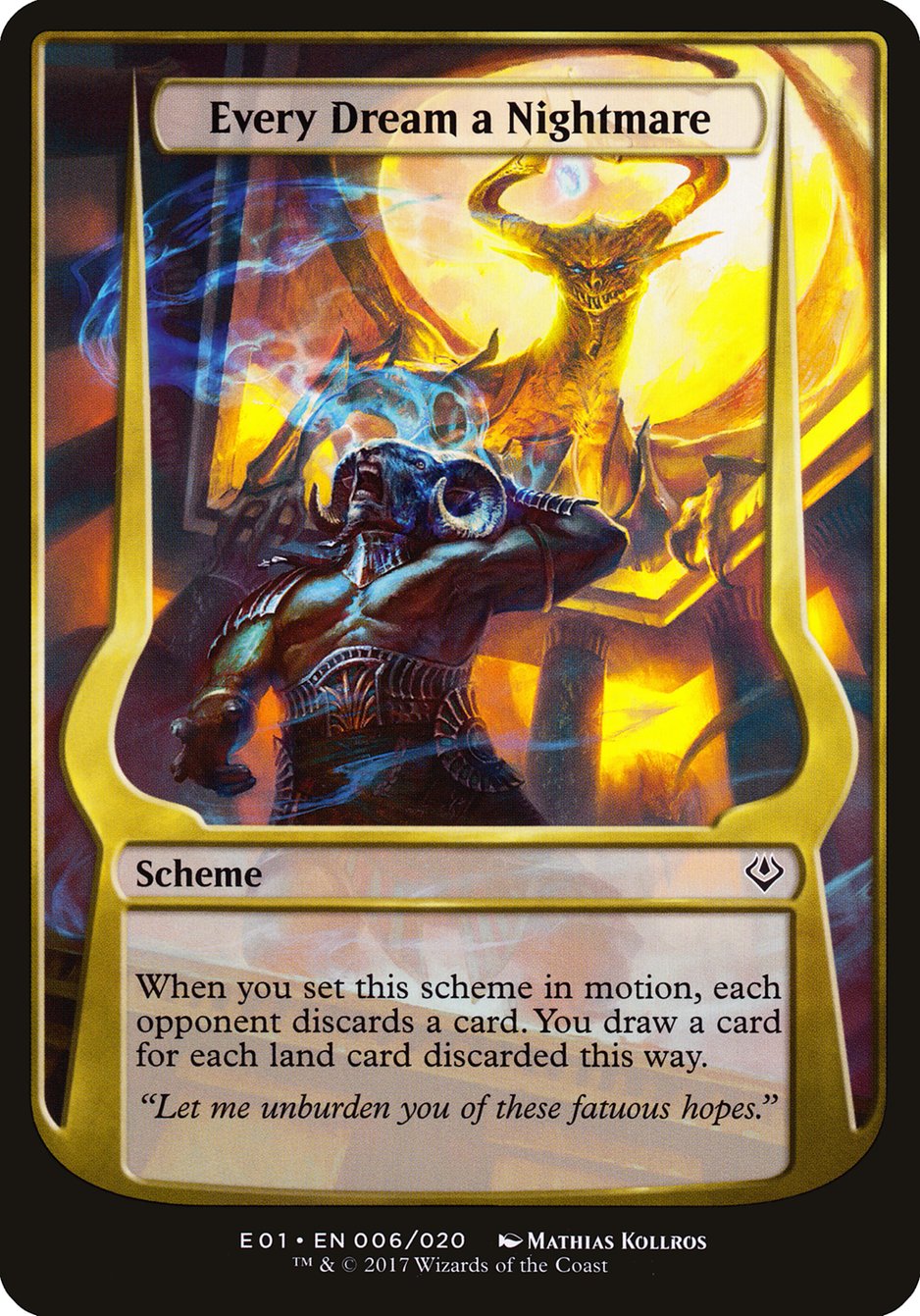 Every Dream a Nightmare (Schemes) [Archenemy: Nicol Bolas Schemes] | Card Merchant Takapuna