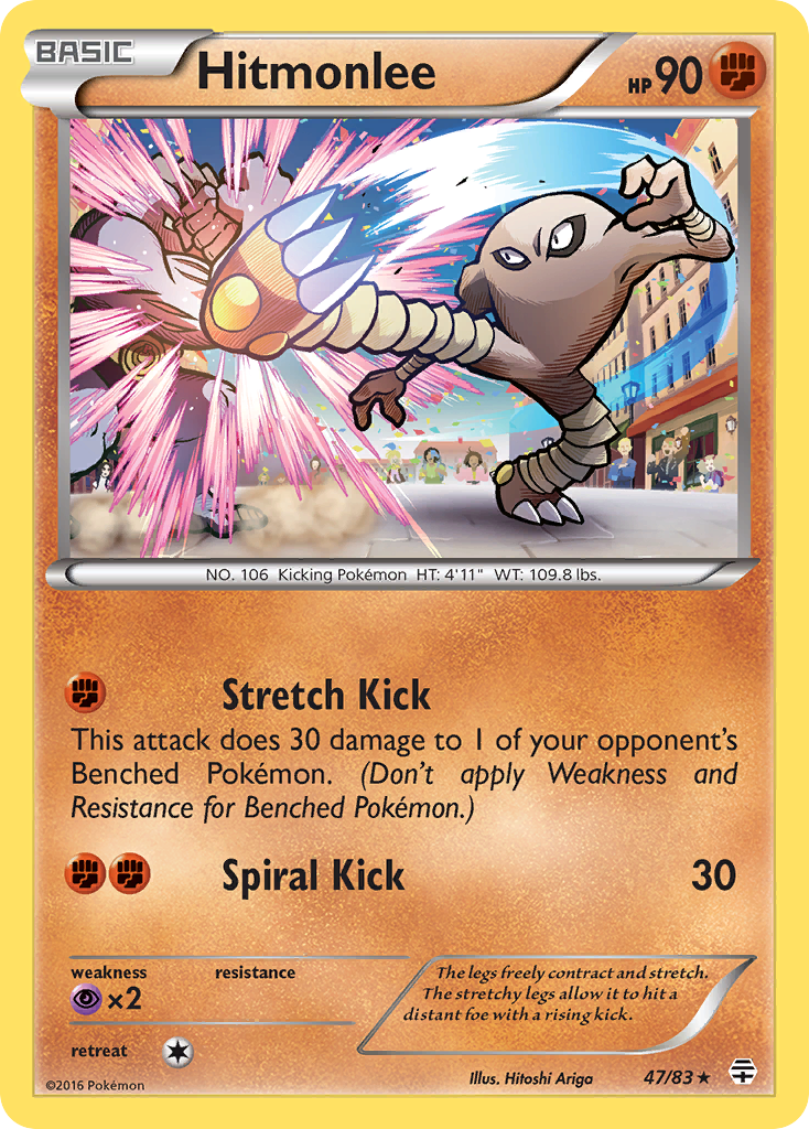 Hitmonlee (47/83) [XY: Generations] | Card Merchant Takapuna