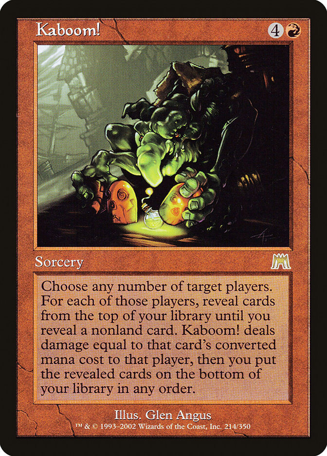 Kaboom! [Onslaught] | Card Merchant Takapuna