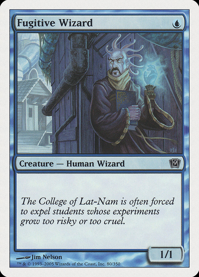 Fugitive Wizard [Ninth Edition] | Card Merchant Takapuna