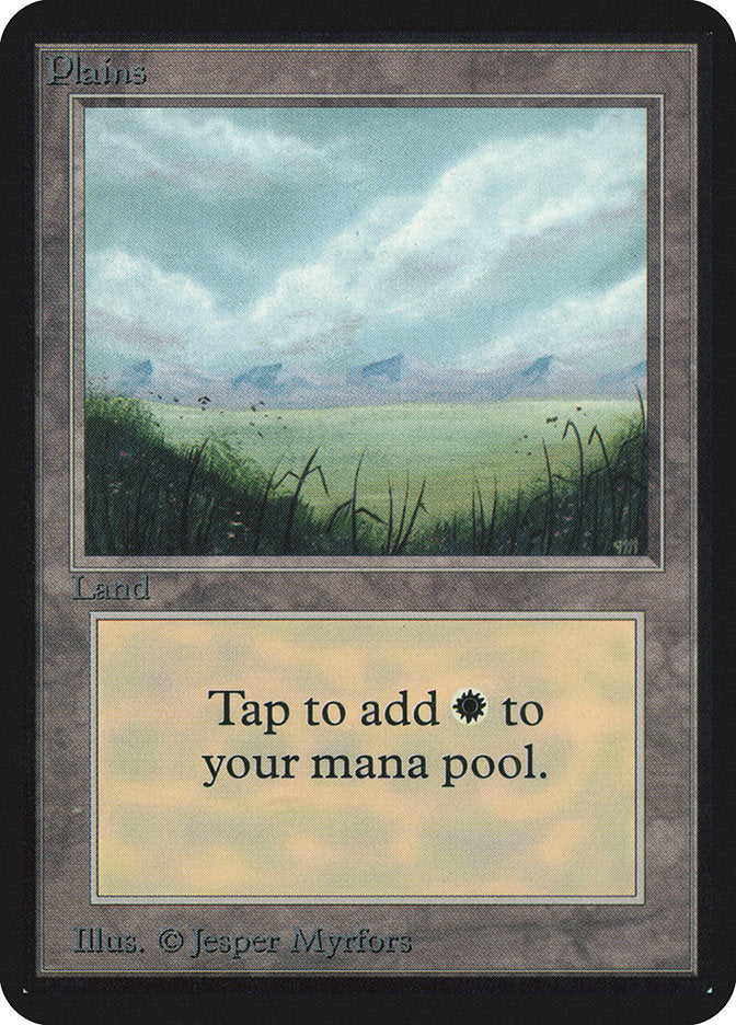 Plains (286) [Alpha Edition] | Card Merchant Takapuna