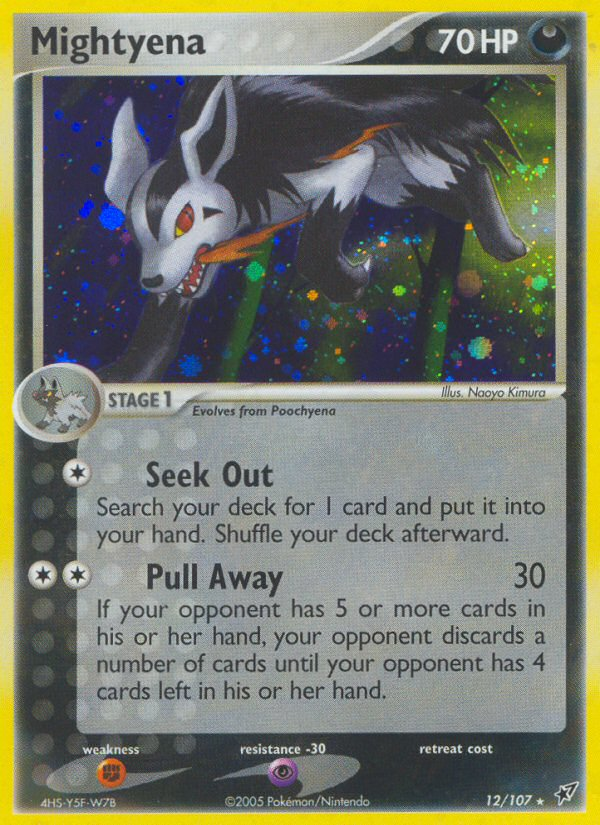 Mightyena (12/107) [EX: Deoxys] | Card Merchant Takapuna
