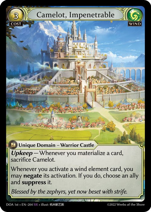 Camelot, Impenetrable (204) [Dawn of Ashes: 1st Edition] | Card Merchant Takapuna