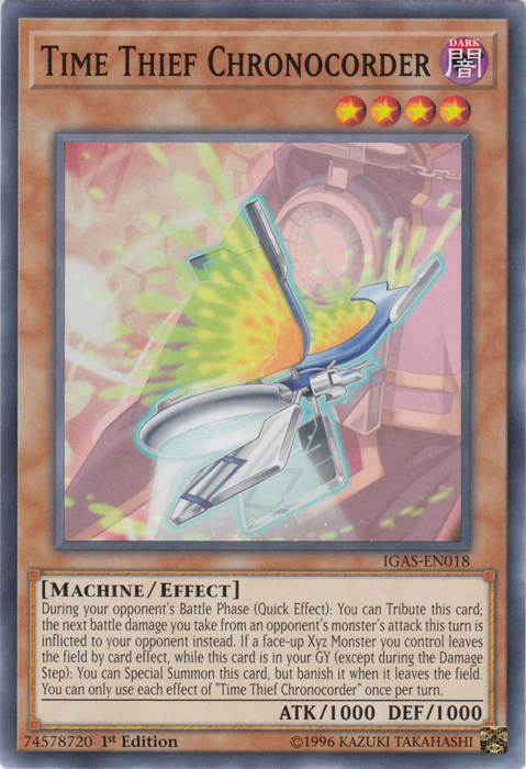 Time Thief Chronocorder [IGAS-EN018] Common | Card Merchant Takapuna