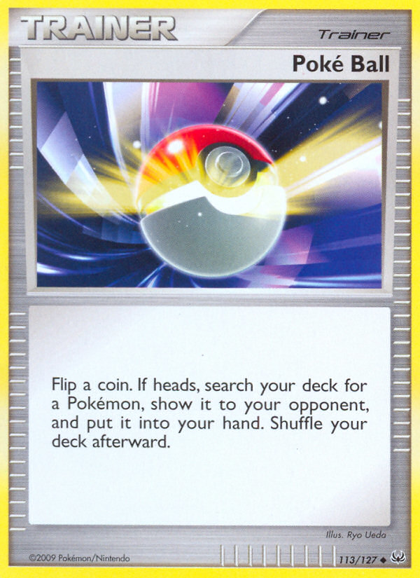 Poke Ball (113/127) [Platinum: Base Set] | Card Merchant Takapuna