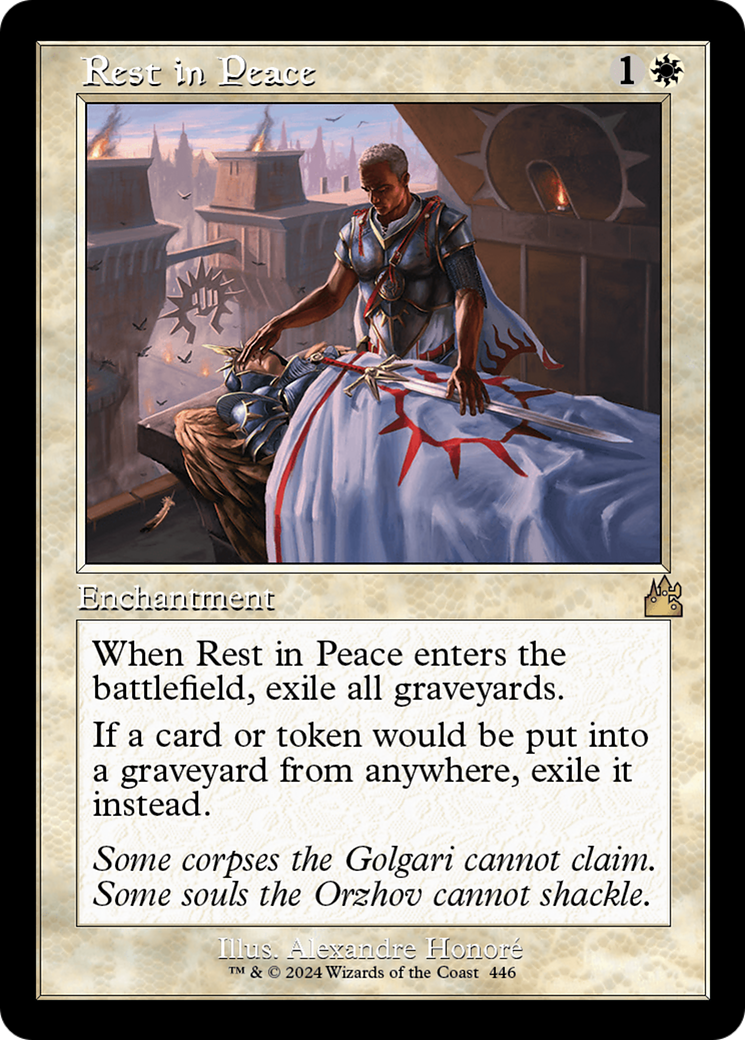 Rest in Peace (Retro Frame) [Ravnica Remastered] | Card Merchant Takapuna