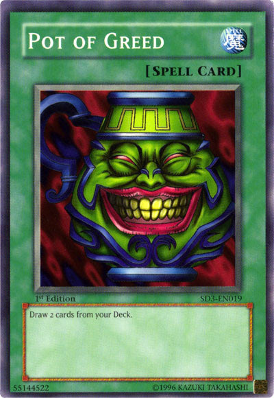 Pot of Greed [SD3-EN019] Common | Card Merchant Takapuna