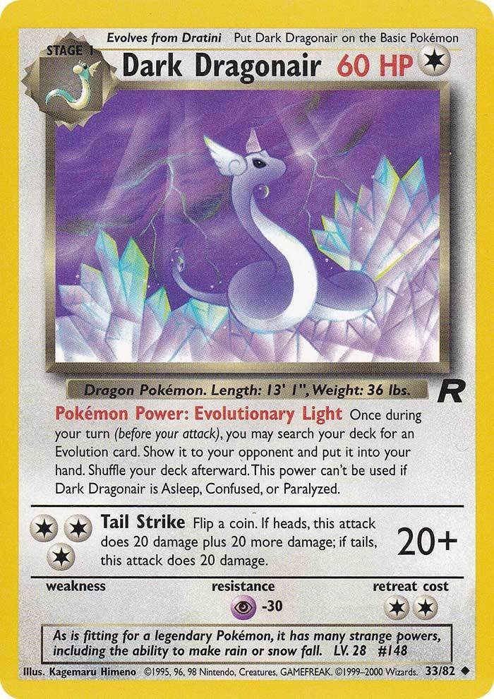 Dark Dragonair (33/82) [Team Rocket Unlimited] | Card Merchant Takapuna