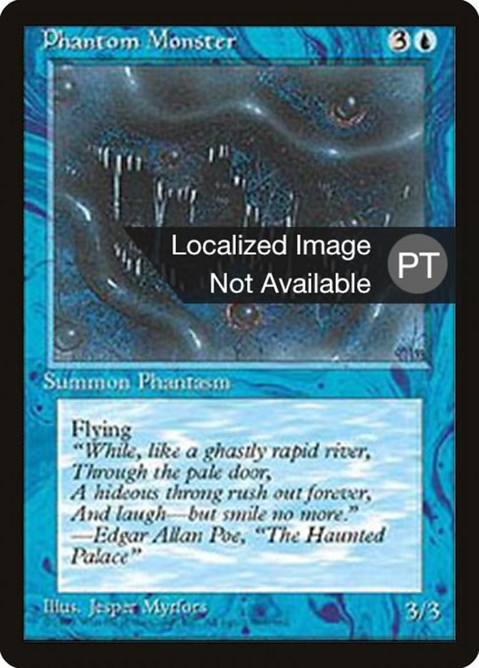 Phantom Monster [Fourth Edition (Foreign Black Border)] | Card Merchant Takapuna