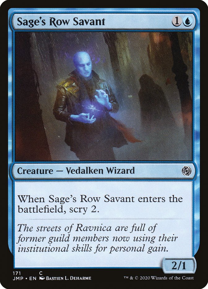 Sage's Row Savant [Jumpstart] | Card Merchant Takapuna
