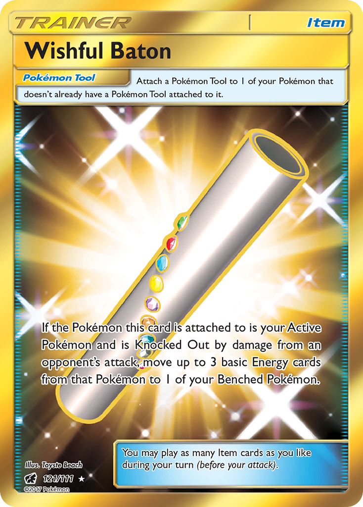 Wishful Baton (121/111) [Sun & Moon: Crimson Invasion] | Card Merchant Takapuna