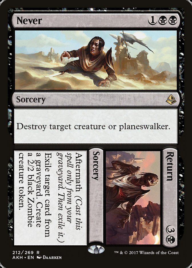 Never // Return [Amonkhet] | Card Merchant Takapuna