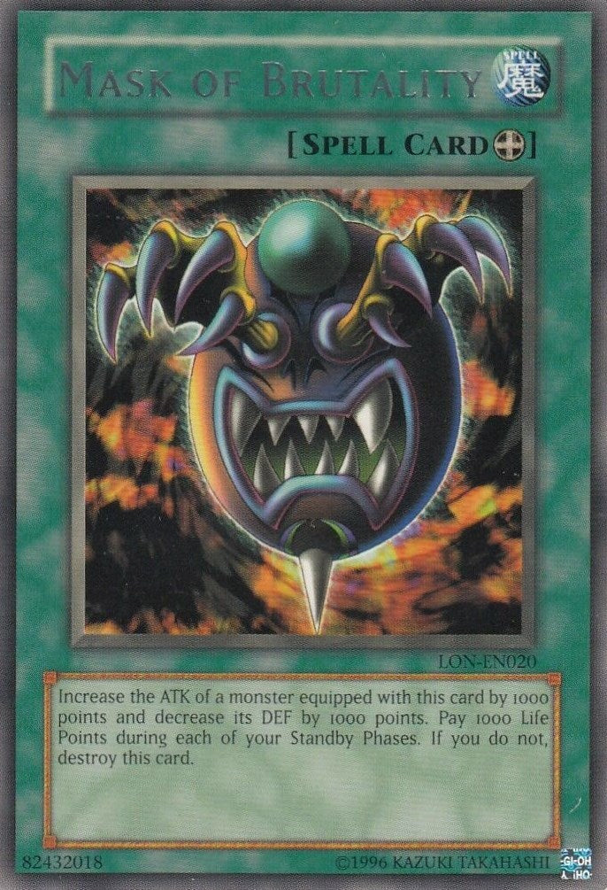 Mask of Brutality [LON-EN020] Rare | Card Merchant Takapuna