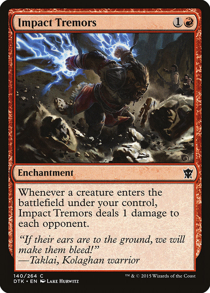 Impact Tremors [Dragons of Tarkir] | Card Merchant Takapuna