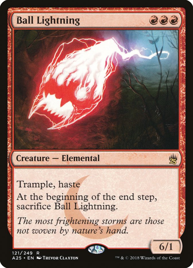 Ball Lightning [Masters 25] | Card Merchant Takapuna